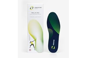 Enertor Ultimate Walking Insoles with PX1 Shock-Absorbing Technology for Plantar Fasciitis, Foot Pain Relief, Shin Splints, Runners Knee & Foot Pain