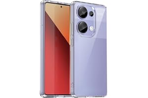 Oprimio Krystalicznie przezroczyste etui do Xiaomi Redmi Note 13 Pro 5G / Poco X6 5G [silikonowe etui] [przezroczyste 100] [niemiecki materiał] [ultra cienkie] przezroczyste etui na telefon komórkowy
