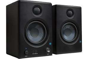 PreSonus Eris E4.5 Aktiva Studiohögtalare 2-vägs, 4,5", Par | Par 2-vägs studiomonitorer, perfekta för hemmastudio, musikproduktion, poddsändningar, sovrumsinstallation