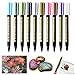 Produktbild laconile Metallic Marker Stifte-Set von 10 verschiedene Farben für Geschenk Karte machen, DIY Fotoalbum, Rock, Keramik, Glas, Metall, wood-2 mm Line Gemälde Marker Sets.