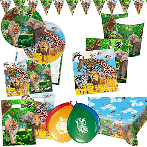 NEU Einladungskarten Safari Party, 8 Stück - 2
