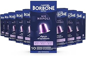Caffè Borbone Mezcla "Mia Napoli" - 100 cápsulas - Compatible con Cafeteras de uso domestico Nespresso