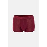 Dagi Bordo Desenli Micro Modal Boxer