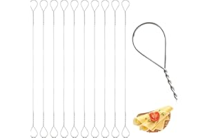 LUTER 10 Piezas de Cheese Slicer Wire, Alambres Recambio Corta Queso Alambres Corta Queso para Rebanar Quesos Blandos, Patés