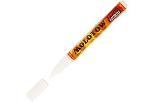 Molotow Belton One4All 127HS Marqueur, pointe 2 mm, (5 ml), couleur : blanc de signalisation (160)