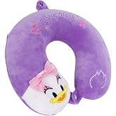 Heybee NK12005-P Hayvanlı Ortopedik &Ccedil;ocuk Seyahat Boyun Yastığı, Visco, Mor, 36 x 33 cm