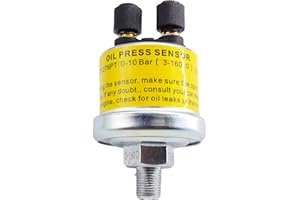 Simoni Racing Öldrucksensor für Leistungsinstrumente 0-10 bar, 3-160ohm, Aluminium