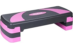 Rebel Electro Step Do Aerobiku i Ćwiczeń Fitness 3 Stopnie Szaro-fioletowy RBA-3225-PU