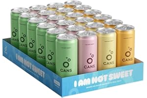 CANS - Sparkling Water Mixed Pack, Natural Flavours, No Added Sugar or Sweeteners, Alpine Spring Water, 330ml x 24 pack