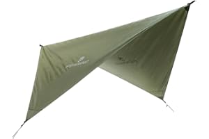 Ferrino Rain TARP 240x240 cm Accesorios Montañismo, Alpinismo y Trekking, Adultos Unisex, Verde (Olive Green, Talla Única