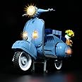 Licht-Kit Kompatibel mit Lego 10298 Vespa 125 Modellbausatz,Led Licht Set für Vespa Vintage Roller aus Italien (Kein Modell),