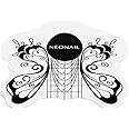 Neo Nail Building Butterfly Forms UV/LED Builder Gel Polish Acrylic Tips Sticker 100pcs