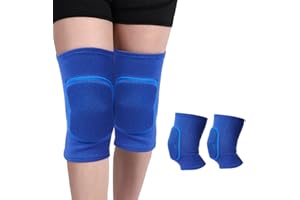 NOKDAL Genouillere Volleyball, Sport Élastique Genouillère, Éponge Protection Anti-Collision Genouillères pour Protègent l'articulation du Genou, Le Patinage,Danse, Le Snowboard, Unisexe