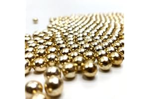 Dragées Perles Or - Billes Dorées - Dragées Delorme - Dragées Perles De Sucre 100 g Couleur Doré - Mariage, baptême, communion