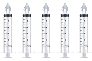 SWYSGS 5 Stück Baby Nasendusche, Wiederverwendbare Nasenreiniger, 10ml Nasenspülung Kinder Tragbares, Nasenreinigungs, Nasenwaschreiniger, Sicherer und Komfortabel