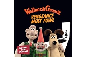 2026 CALENDAR WALLACE AND GROMIT MONTH TO VIEW SQUARE WALL CALENDAR OFFICIAL PRODUCT