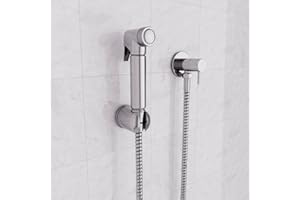 NES HOME Handheld Bidet Douche Toilet Spray Kit Chrome