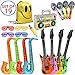 Produktbild MIMIEYES MI Kaka Aufblasbare Instrumente Rock Star Spielzeug Set für Party Dekoration Prop Photobooth Props Party Pin Spiele Taschen Gefälligkeiten (19 Stücke Zufällige Farbe)