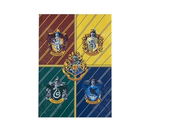 Cinereplicas - Harry Potter - Ensemble d'articles de Papeterie - Maisons Poudlard
