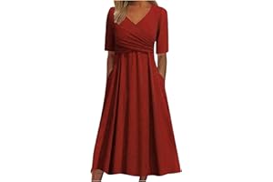 WVONIF Robe été Femme Robe De Cocktail Soirée Bal en Dentelle Mousseline Manche Courte Promo Demoiselle Honneur pour Fête Cérémonie Anniversaire Bal Mariage Robe Tendance Robe Années 20 Franges