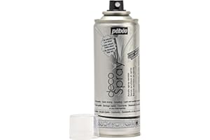 PEBEO - decoSpray - Vernis Transparent en Spray - Base Eau - Indélébile, Permanent et Résistant - Utilisation en Intérieur et Extérieur - Format 200 ML - Transparent Brillant
