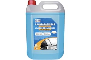 Enerfero Líquido Limpiaparabrisas Multiestacional 5L-Liquido Limpiaparabrisas Coche,anticongelante coche -5ºC,Fórmula Limpia Insectos, Suciedad y Grasa (5L)
