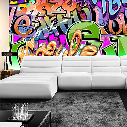 Vlies Fototapete 400×280 cm – Top ! PREMIUM PLUS Foto Tapete ! Wandbilder XXL Wandbild Bild Fototapeten Tapeten Wandtapete Wanddeko Wand Kinderzimmer Graffiti Streetart – no. 221 - 9