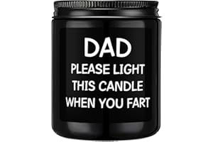 WOMPOLLE Dad Gifts from Daughter Son,Dad Birthday Gift,Fathers Day Christmas Gifts for Dad Step Dad Father in Law Him Dad Daddy,Funny Scented Candle Gifts for Dad(Dad Gifts2)