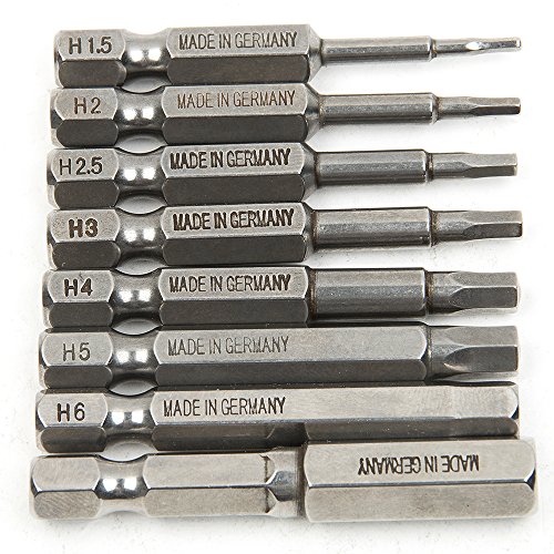 Fortag 8 teilig 50mm 1/4 Zoll Hex Shank S2 Stahl Schraubendreher Set Bits Torx Kopf Bohrer Magnetic Handwerkzeuge Schraubenzieher Kit - 2