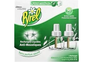 PYREL ELECTRIQUE LIQUIDE RECHARGE 2x45 NUITS SANS PARFUM AJOUTE *