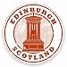 Produktbild 2 x Edinburgh Schottland Vinyl Aufkleber Aufkleber Laptop Auto Reise Gepäck Label Tag # 9616  - 10cm/100mm Wide