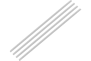 QUARKZMAN 4 st hel gängad stång M3 x 150 mm 304 rostfritt stål