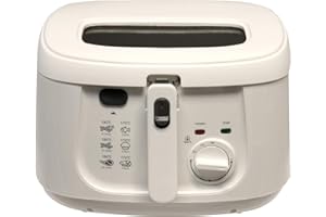 Fritteuse DESKI 1800 Watt 2,5 Liter Edelstahl weiss