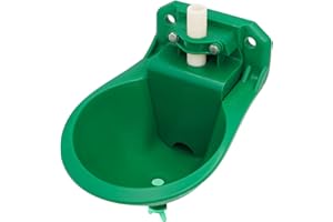 SVAUOUMU Bebederos AutomáTicos para Ovejas, Abrevaderos de Ganado con Orificios de Drenaje para Caballos, Ganado Vacuno, Ovejas, Cerdos y Perros Abrevaderos de Pastos, Verde