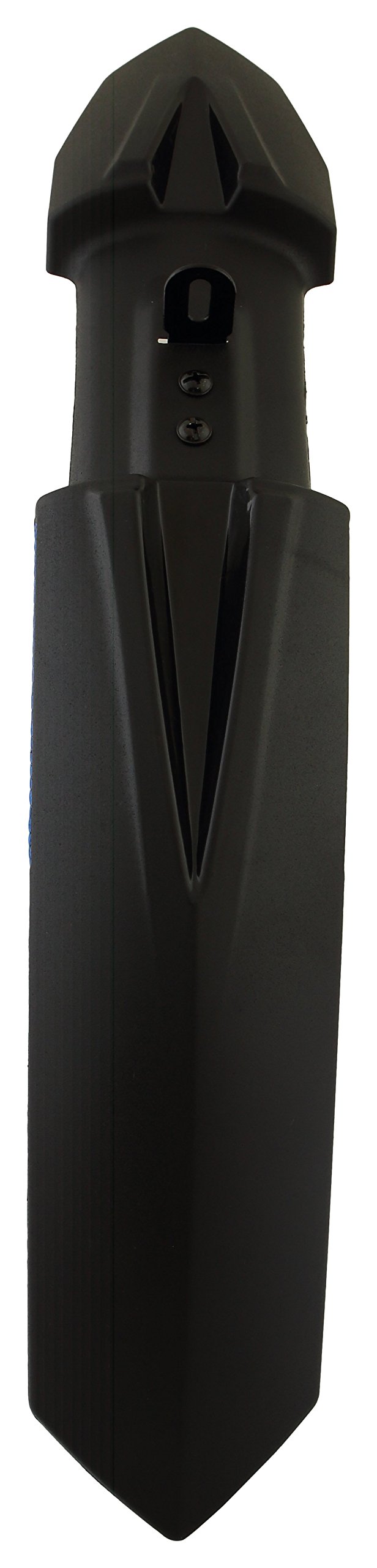 Dark Horse® Bicycle Atom Mudguard with Reflective Tape with Plastic clamp, Black-Blue - Image 7