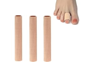 Bessy shop 3 Pezzi Protezione Dita Piedi, Calli Tubi Protezioni per Pad in Gel Dita dei Piedi Protezione Protezione per Calli e Vesciche,Cappucci di Protezione per Piedi