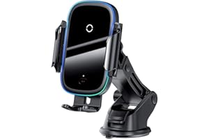 Baseus Car Mount Wireless Light Electric Electric Automatic Holder 15W Black (WXHW03-01)