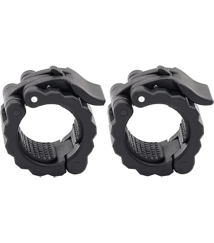 Langhantel-Clips (Paar) – Schnellspanner Für Olympische Langhanteln, Rutschfester TPR-Griff, 5,1 Cm