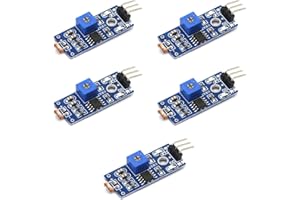 JZK 5x Photorwiderstand Sensormodul Digital Lichtintensität Sensor Modul Licht Helligkeit Detektor Modul Licht Helligkeit Sensor