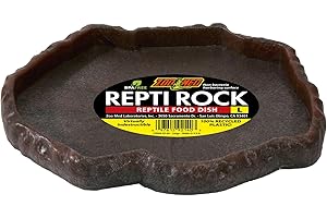 ZOO MED Zoomed Repti Rock Reptile Food Dish, large
