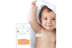 Thermomètre Connecté Axillaire TUCKY - Dispositif CE Médical - Surveillance de la température en continu et à distance