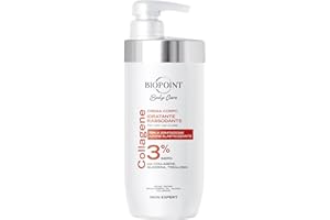 Biopoint - Crema Corpo Idratazione Rassodante, Azione Elasticizzante per tutti i tipi di Pelle, con 3% di Collagene, Dona Luminosità, Morbidezza e Idratazione fino a 72h, 500 ml