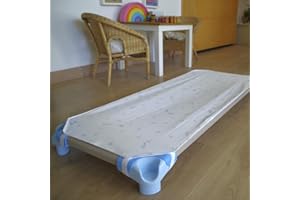 10XDIEZ Sábana Ajustable Hamaca guardería (Verde - 53x130cm)