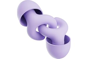 Oziooe Tapones Oídos Ruido Dormir Púrpura-Ultra cómodos en forma de C para concentrarse, para conciertos y para personas con sensibilidad al ruido | con relación señal/ruido (SNR) de 28 dB
