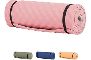 Highlander Foam Roll Camping Mat - Lightweight, Durable Sleeping Mat Perfect for Camping, Hiking and Fishing -Comfortable, Compact and Portable Ideal for Travelling