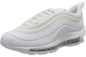 Nike Air Max 97 (GS) - Scarpe da Atletica Leggera Bambino, Bianco (White/White/Metallic Silver 000), 38 EU