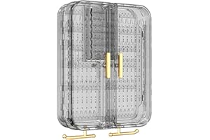 FUNSEED Organizer per gioielli da appendere a parete, porta, armadio, senza danni, semplice e antipolvere, per orecchini, collane, anelli