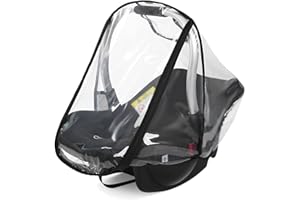 Cysocool Universal Baby Car Seat Rain Cover With Easy Access Zipper, Waterproof Weather Shield for Infant Baby Carrier Rain Shield Car Seat Accessory for Maxi-Cosi pebble plus cabriofix Car Seat