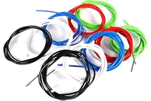 TBEST Gaine Derailleur Velo,Câble De Dérailleur Avec Gaine,Gaine Cable Velo,Gaine in 2M,Boîtier De Câble De Levier De Vélo,2M Vélo in Câble Boîtier Kit De u e Repment Pour Vélo De Montagne(4Mm-)