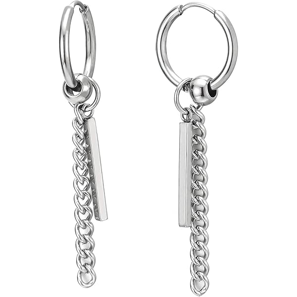 Orecchini Bangtan Boys Stile Vintage - Pendenti A Croce E Piuma In Argento - Foto 7